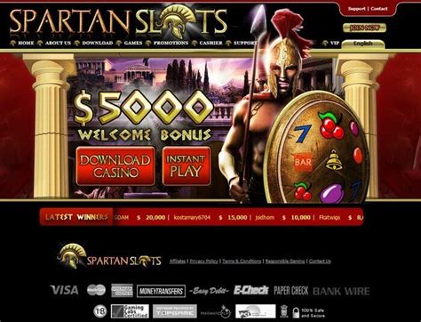 SpartanSlots Casino Online Review With Promotions .